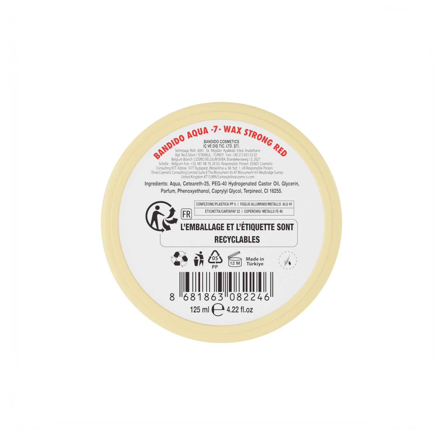 CERA HAIR WAX 7 (MORANGO) 125ML