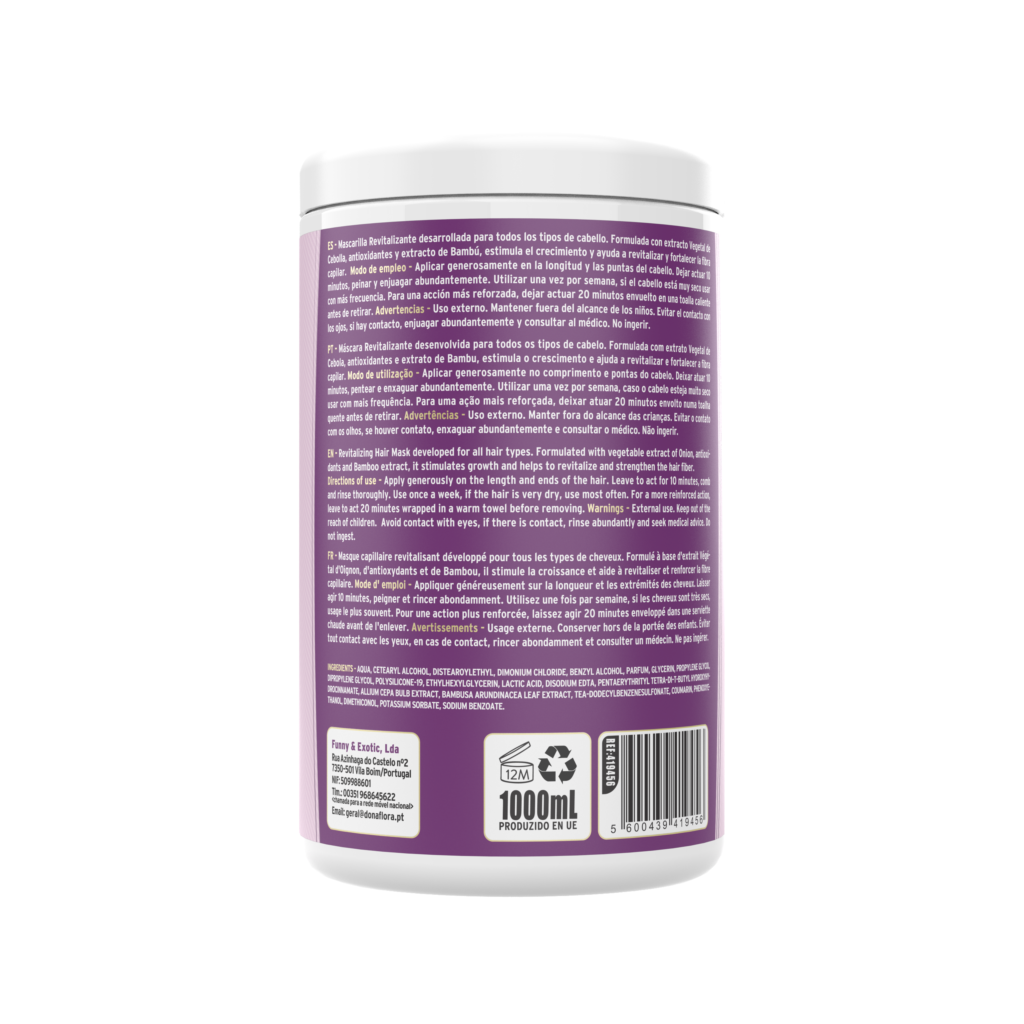 Dona Flora Mascarilla Cebolla Y Bambú 1000ml