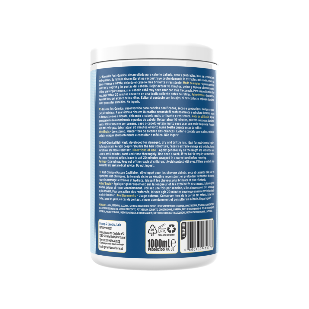 Máscara DonaFlora Pós-Quimica 1kg