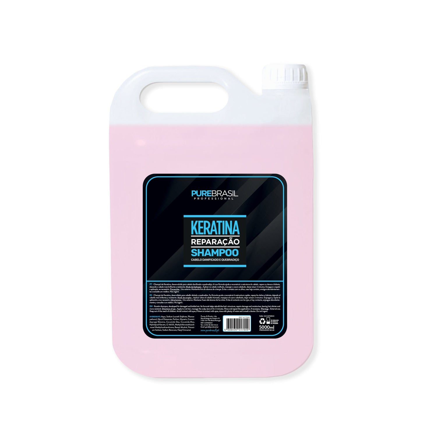 Pure Brasil Champô Pure Keratina 5L