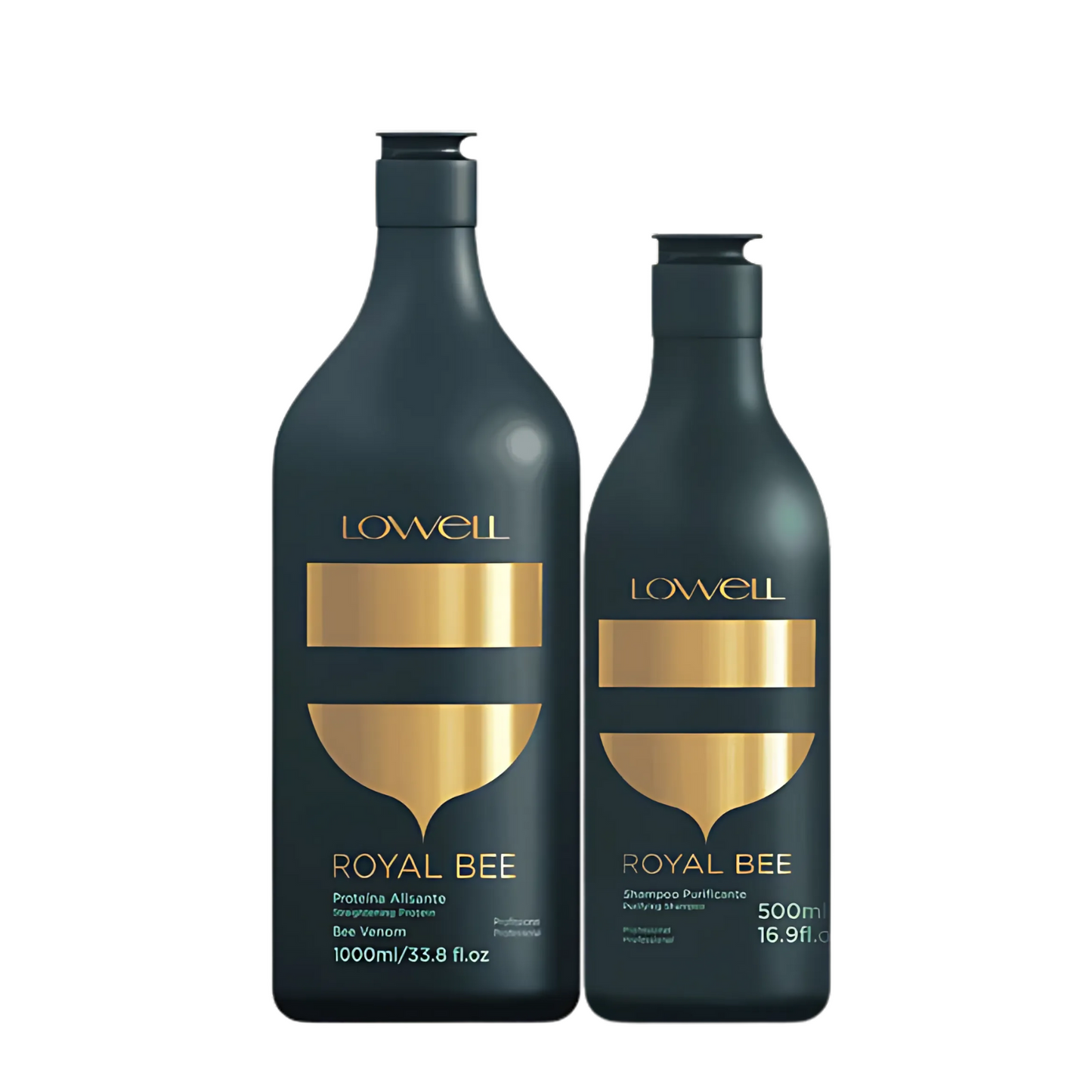 Conjunto Lowell Royal BEE Proteina Alisante (1000L)+ Shampoo(500ml)