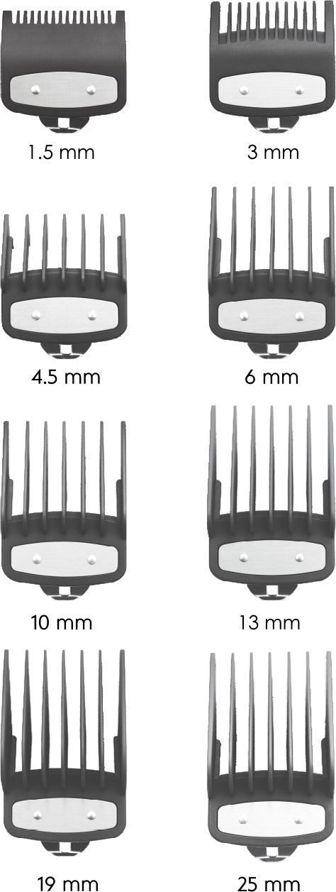 COMBS CLIPPER 8 PCS - MS PRO