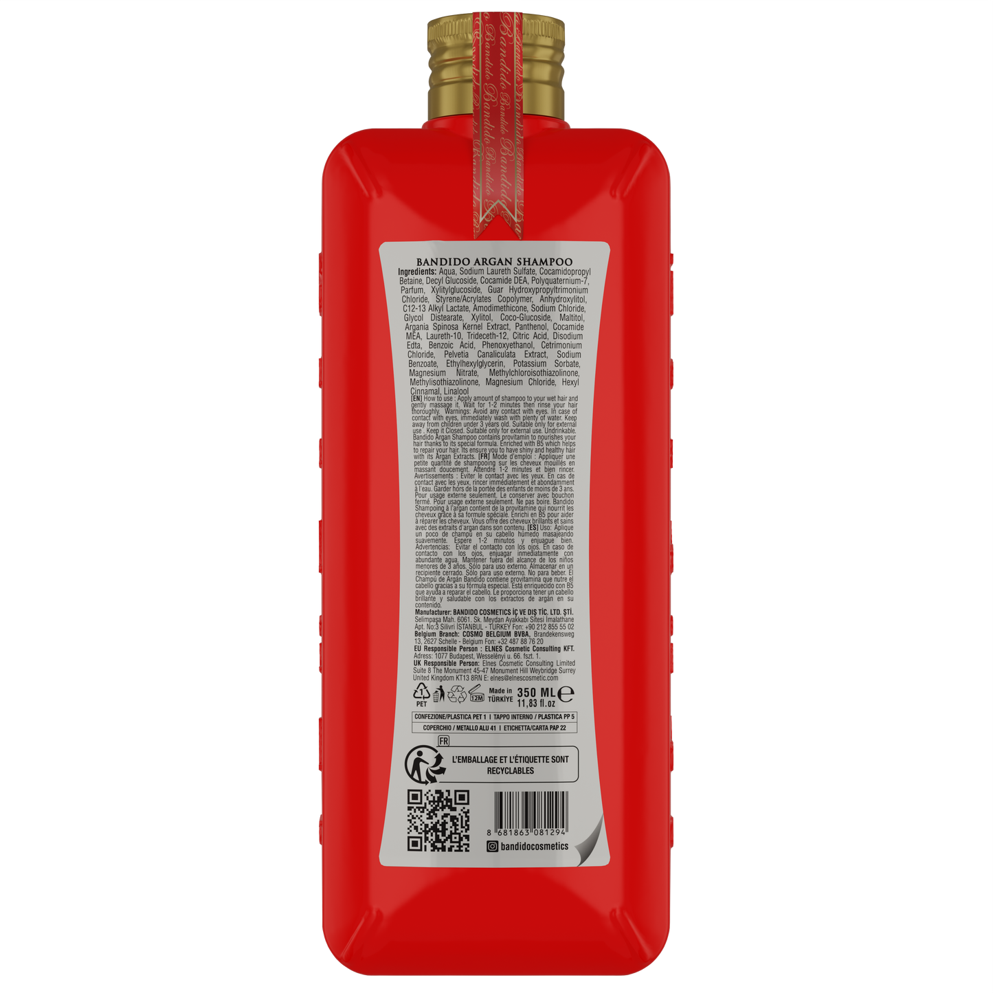 ARGAN SHAMPOO 350 ML