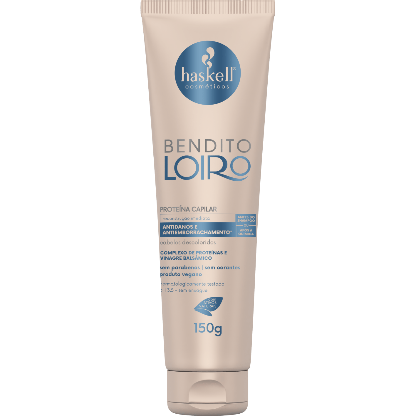 PROTEÍNA PARA CABELLO RUBIO HASKELL BENDITO 150 g