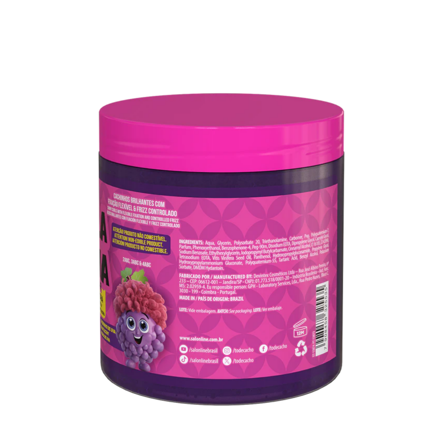 #TODECACHO - GELATINA MODELADORA KIDS UVA 550GR