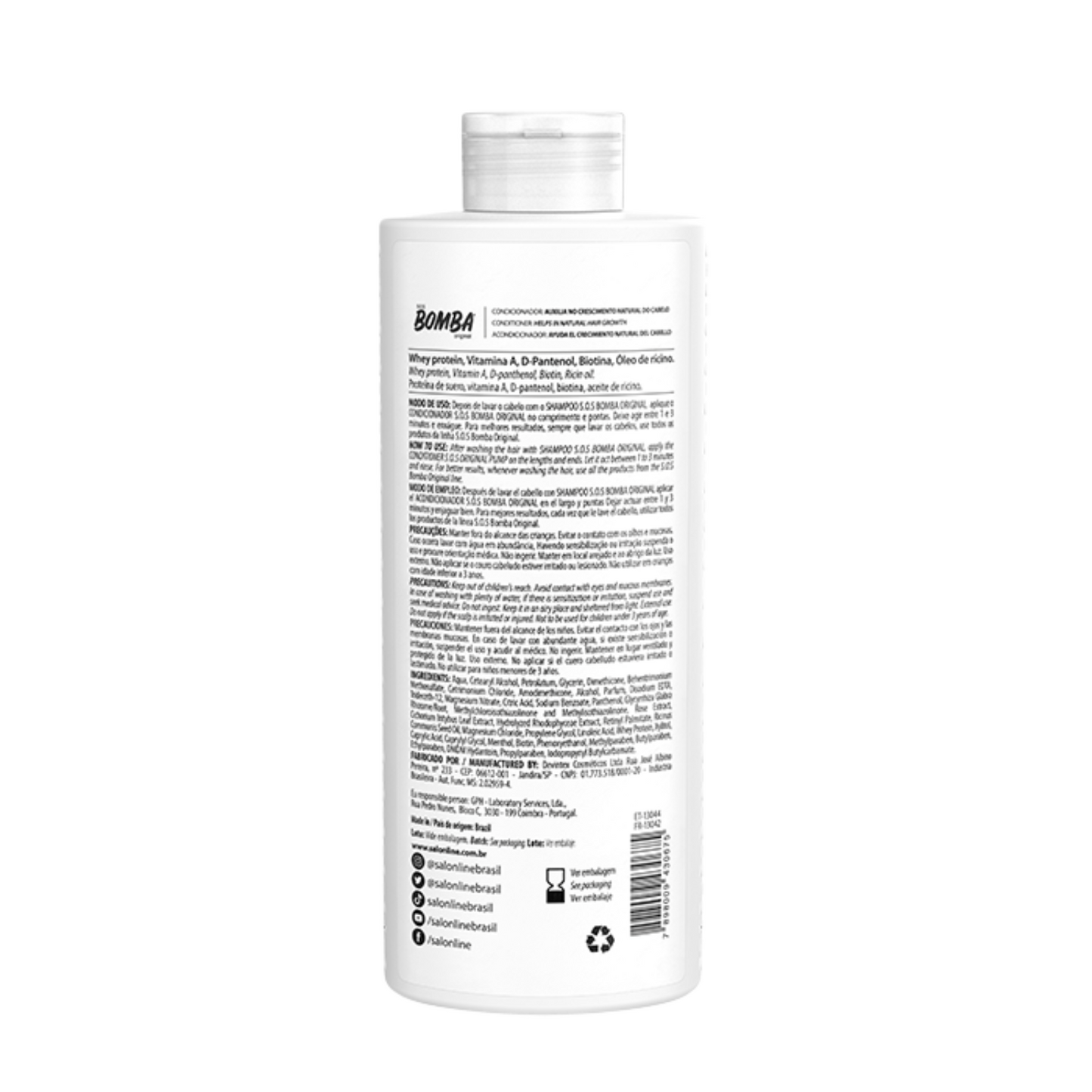 Acondicionador original SOS Bomba 500 ml