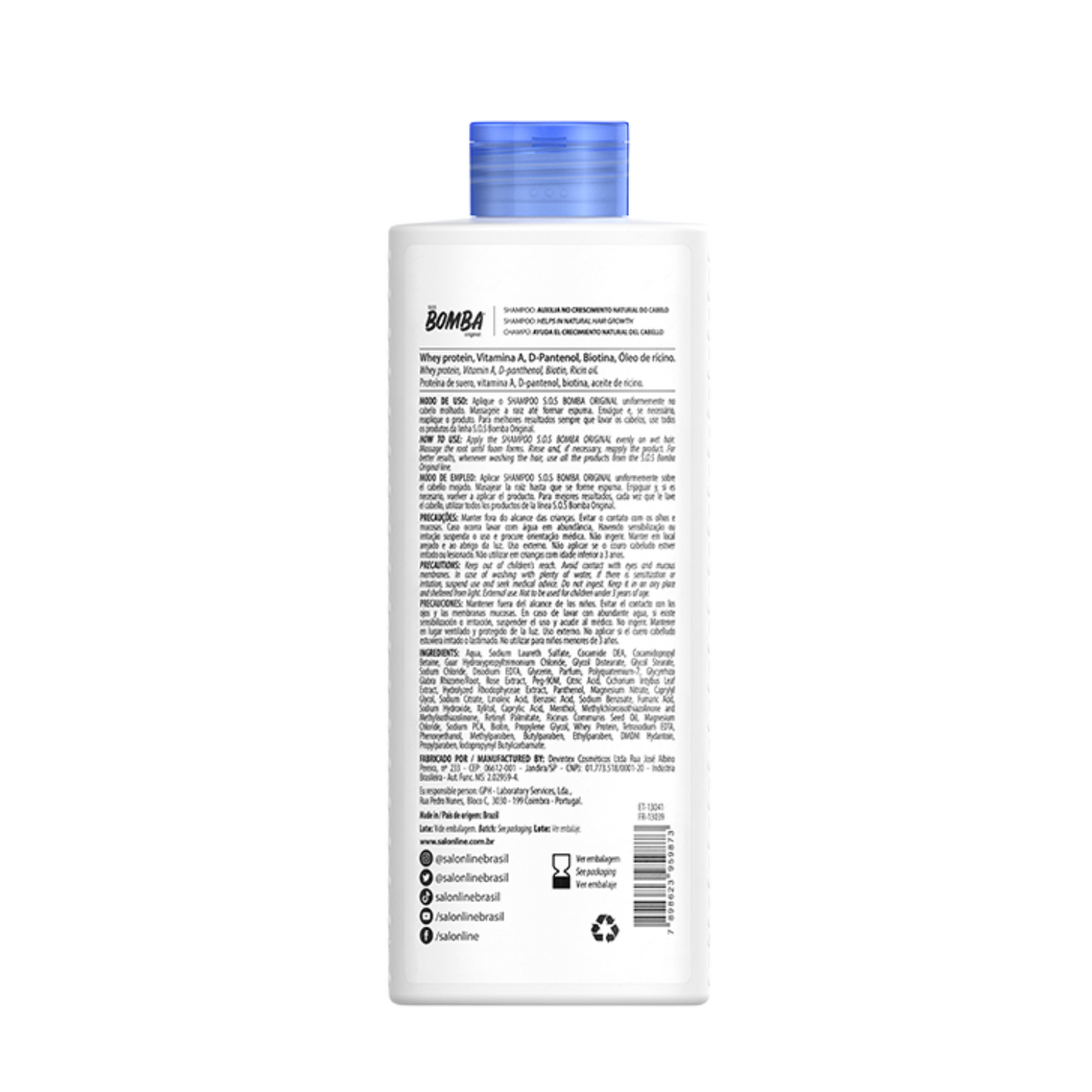 Champú original SOS PUMP 500 ml