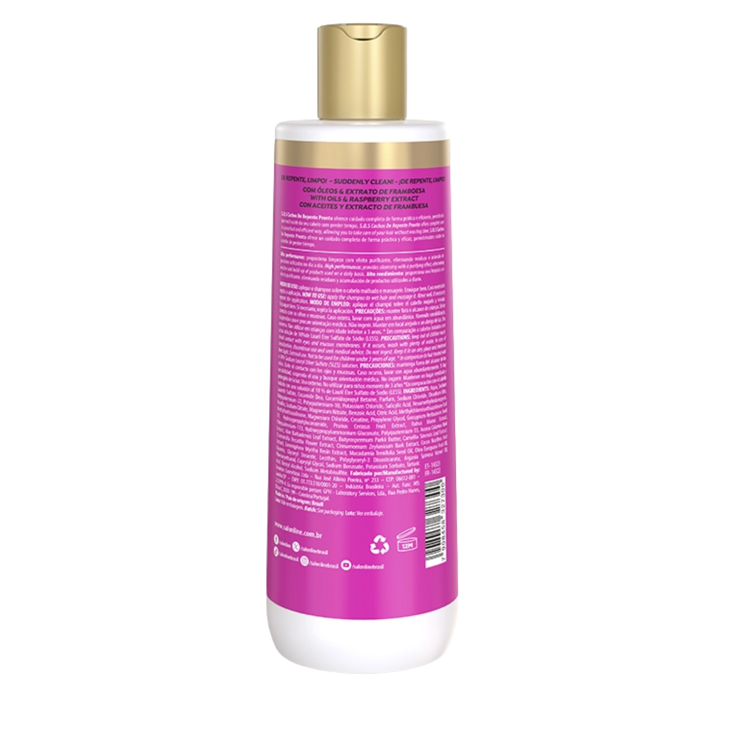 SOS SUDDENLY GENTLE CLEANING SHAMPOO 500ML