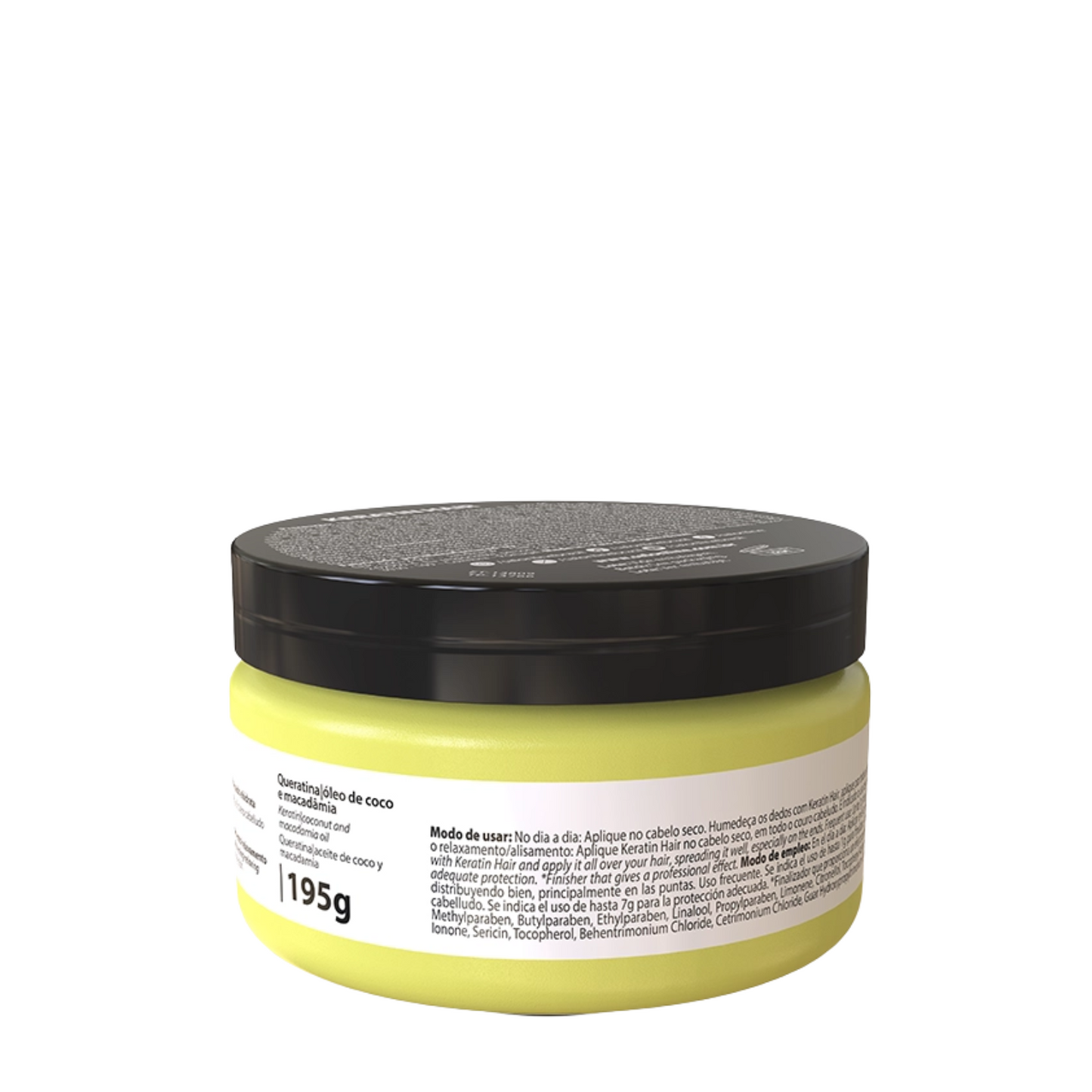 PROFESSIONAL CERA KERATIN HAIOR FOOD PARA CABELOS COM ALISAMENTO 195GR