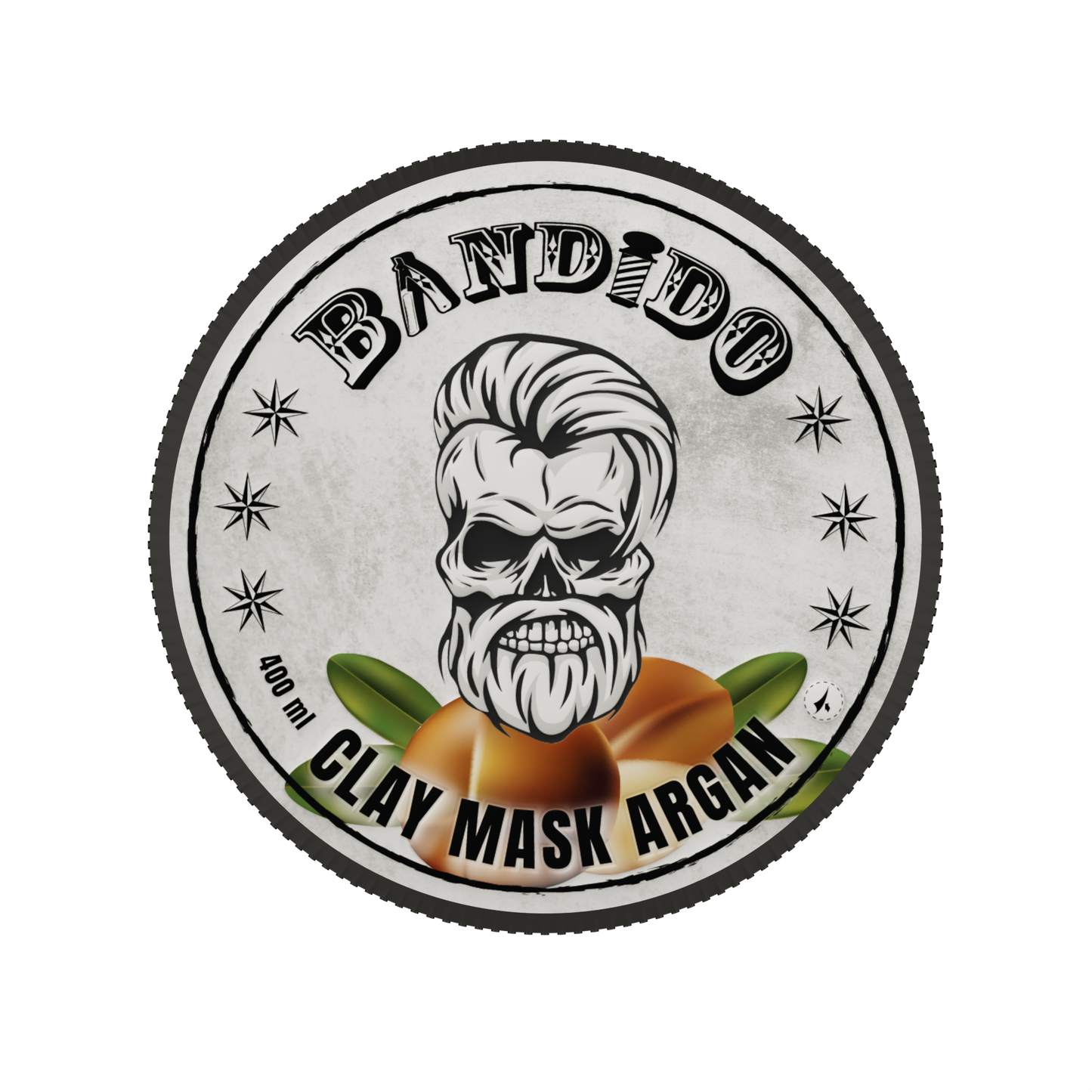 ARGAN CLAY MASK (Mascara facial com base de Argila e ARGAN) Bandido 400ML