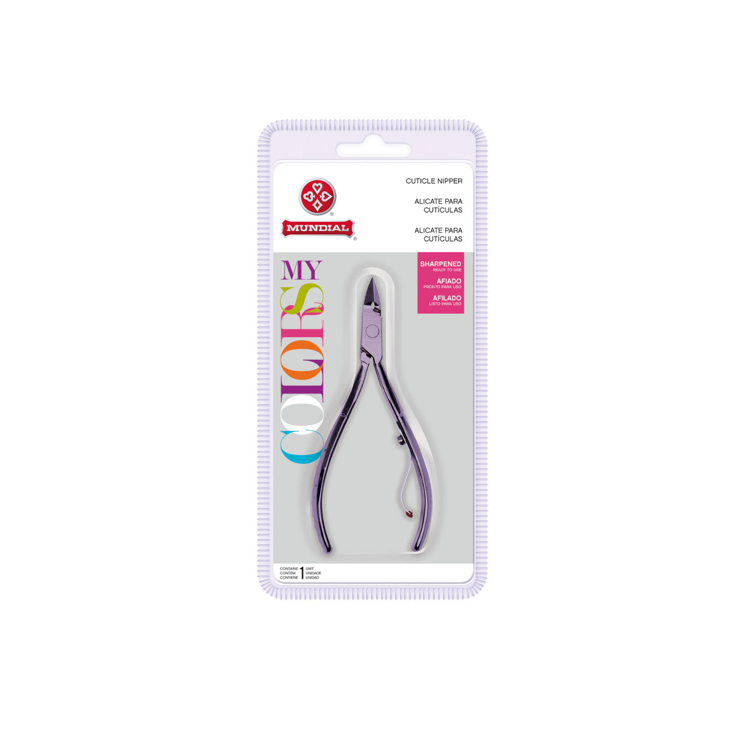 577-C- ALICATE CUTICULAS CORES DIVERSAS