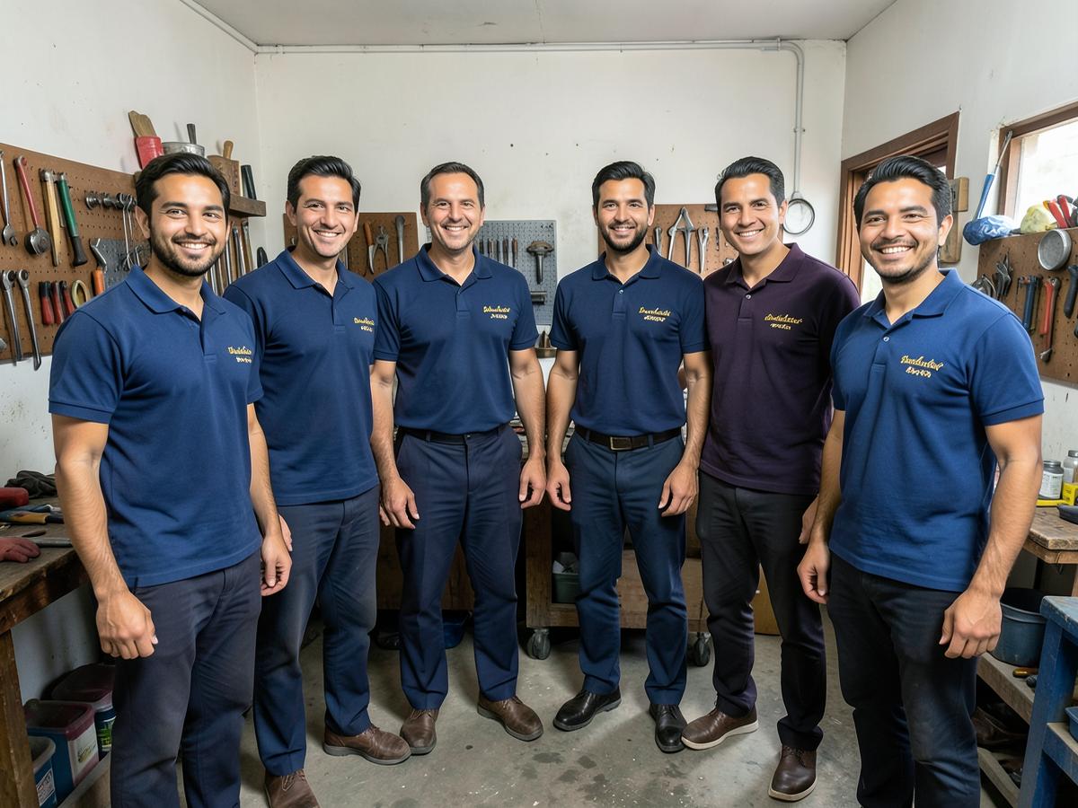 Fardamento completo para empresa local (exemplo)