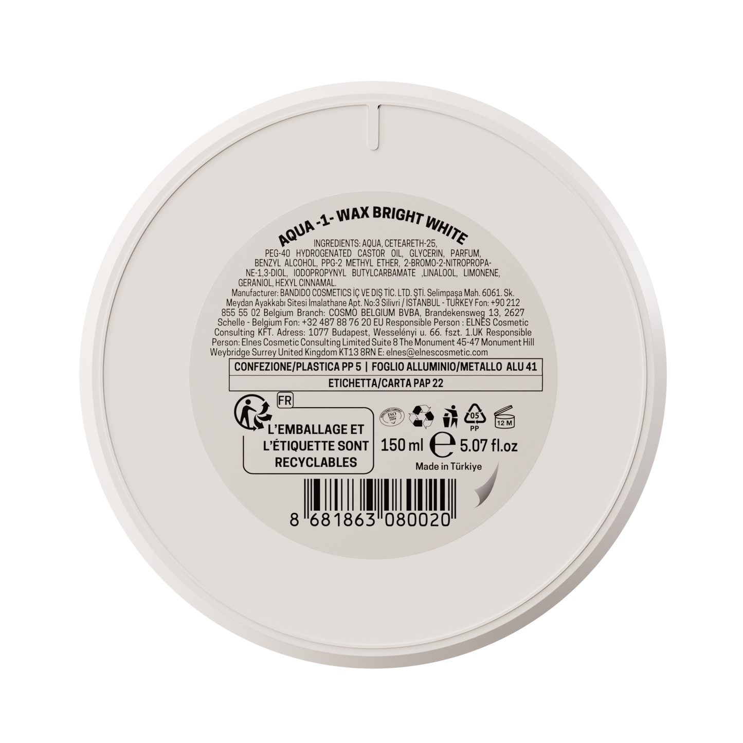 Cera Aqua Wax (WHITE) 150 ml BANDIDO