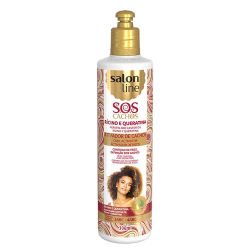 SOS ATIVADOR RICINO E QUERATINA 300ML