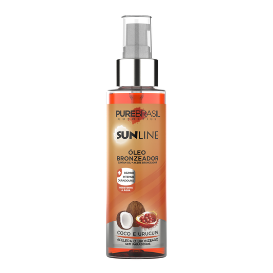 Pure Brasil Óleo Bronzeador de Coco e Urucum 100ml