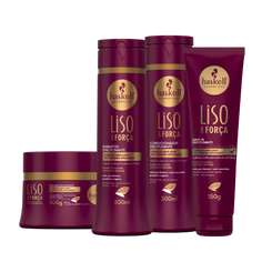 Haskell Smooth With Strength Set Acondicionador (300 ml) + Mascarilla (300 g) + Champú (300 ml) + Sin aclarado (150 g)