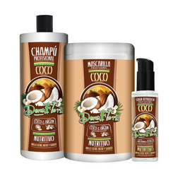 Dona Flora Coco  (1KG) + Champô (1L) + Serum (100ml)