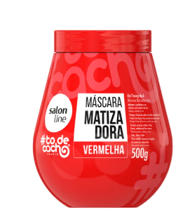 #TODECACHO MASCARA MATIZADORA VERMELHA 500G Salon Line