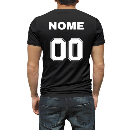 T-shirt Algodão Personalizada com Nome e Número