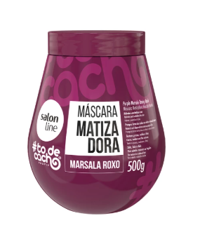 #TODECACHO MASCARA MATIZADORA MARSALA ROXO 500G