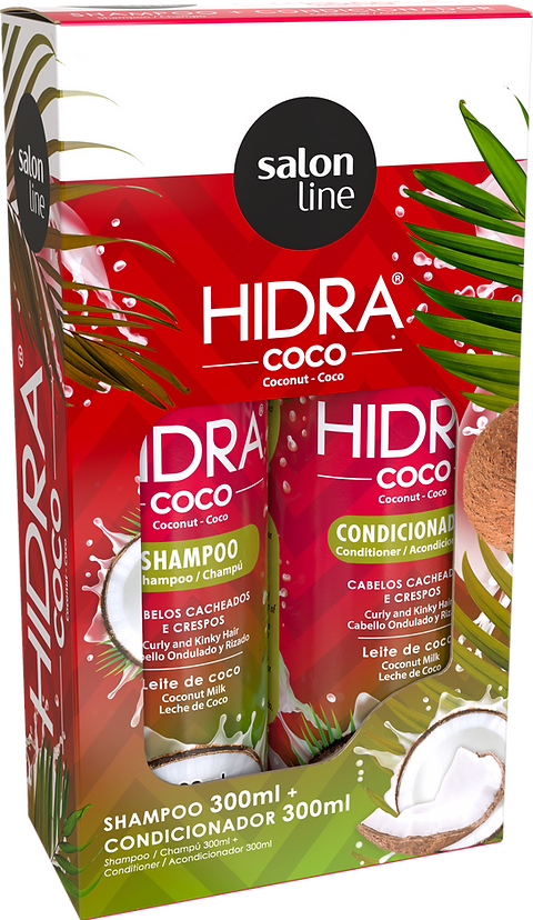 HIDRA - KIT SH+COND. LEITE DE COCO & COLÁGENO  300ML