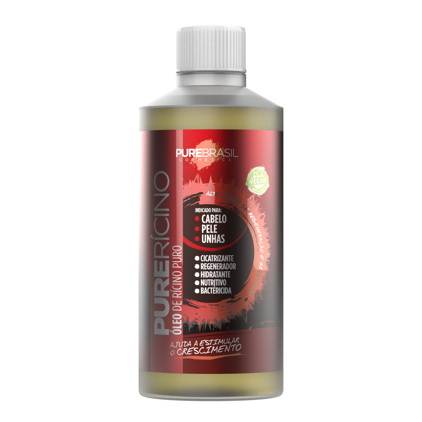 Pure Brasil Óleo de Rícino Puro 250ml