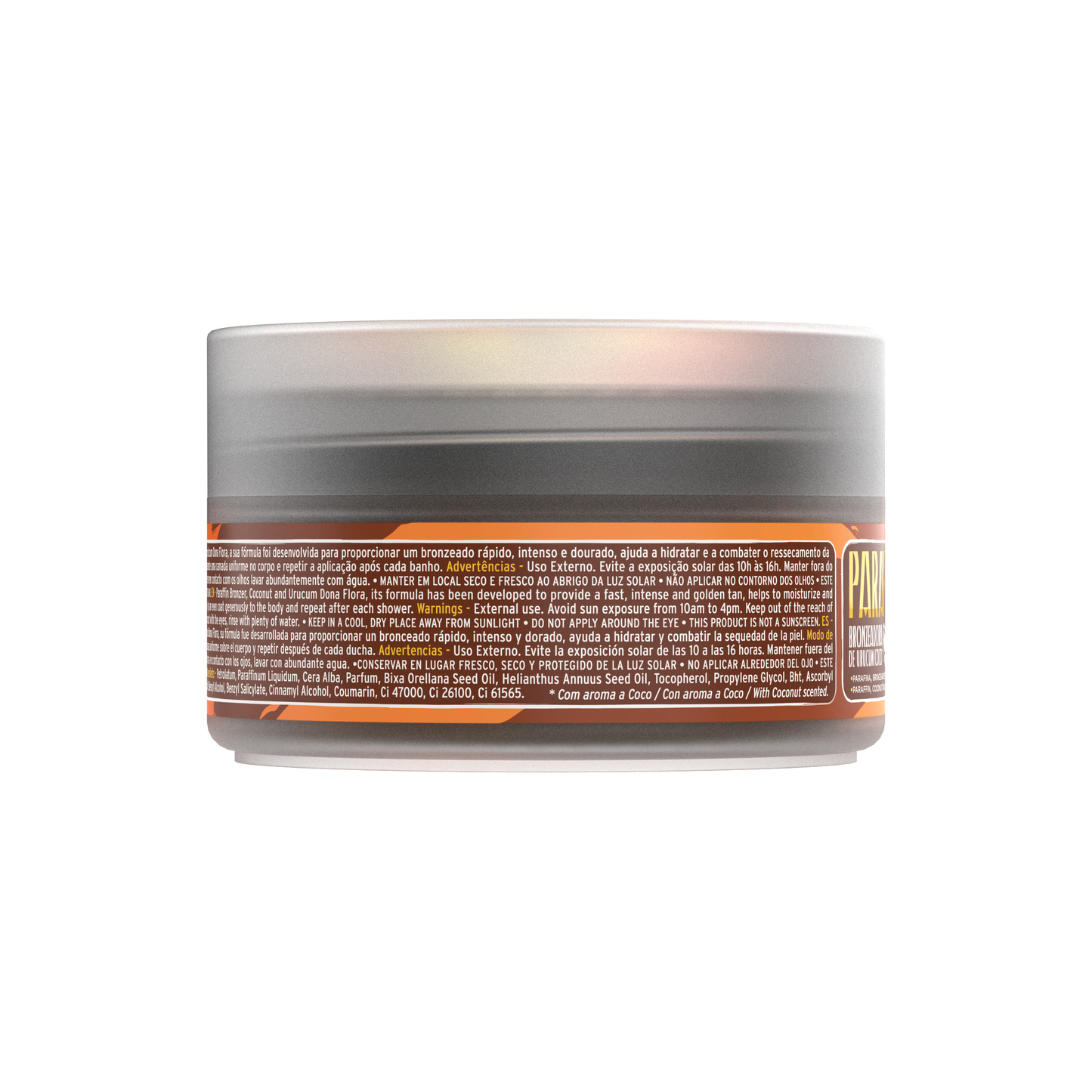 Parafina Bronzeadora de Coco e Urucum Dona Flora 200ml