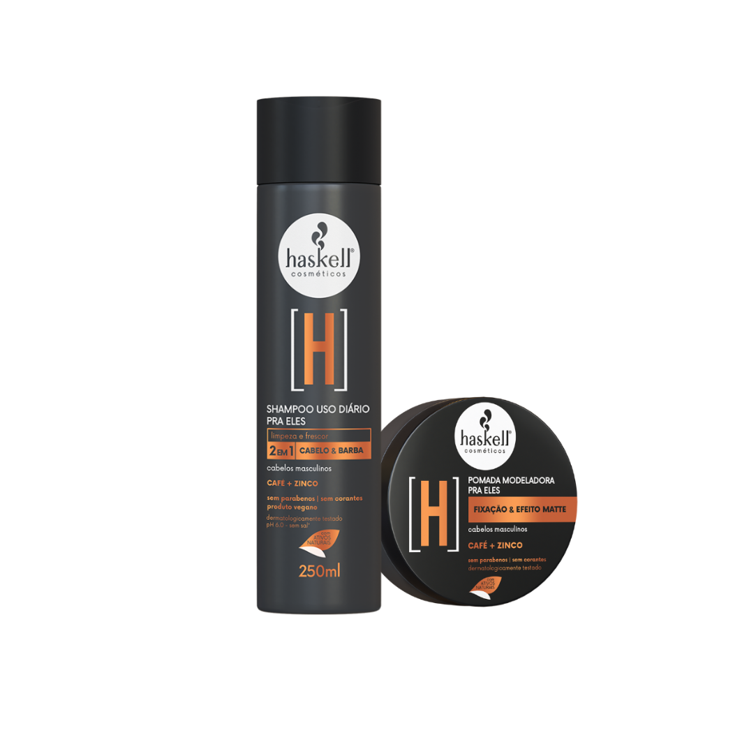 Conjunto Haskell Pra Ele Shampoo(250ml) + Pomada(55gr)