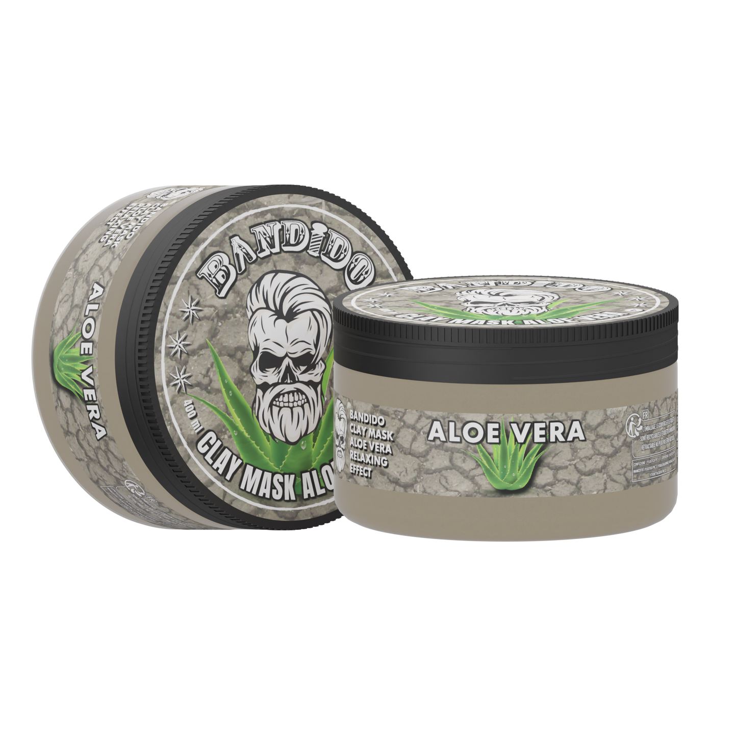 CLAY MASK (Mascara facial com base de Argila e ALO E VERA) Bandido 400ML