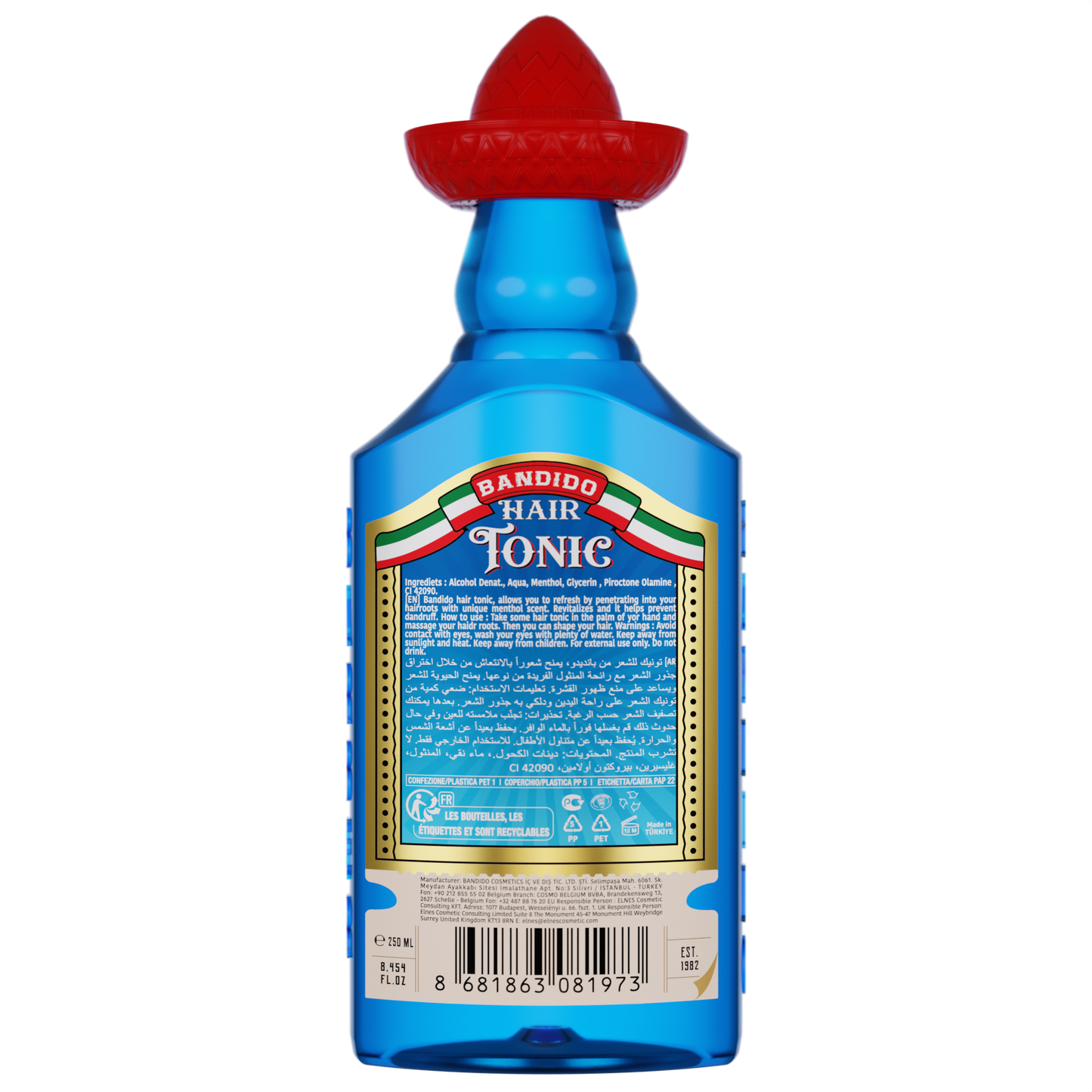 HAIR TONIC BANDIDO 250ml