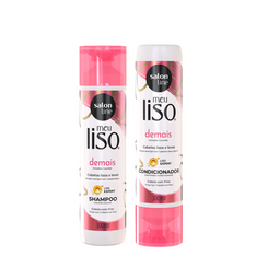 SALON LINE MEU LISO DEMAIS (SHAMPOO 300ML + CONDICIONADOR 300ML)