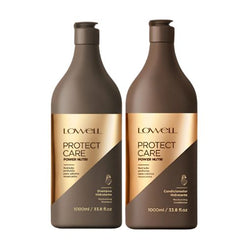Conjunto Lowell Nutri Care Shampoo (1000ml) + Condicionador (1000ml) Hidratação Restaura