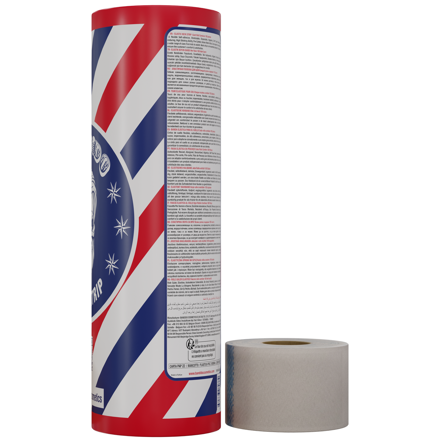 GOLAS HIGIENICAS BANDIDO BRANCA