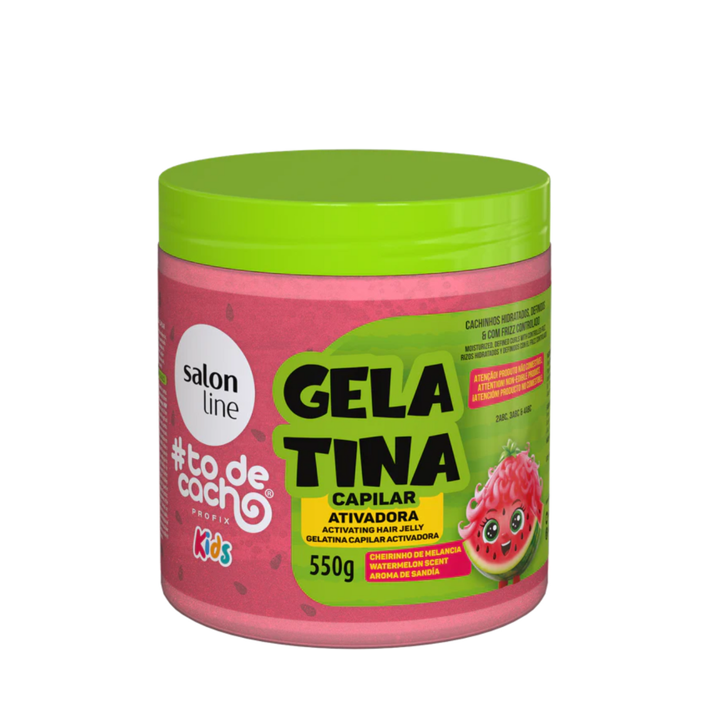 #TODECACHO - GELATINA ATIVADORA KIDS MELANCIA 550GR