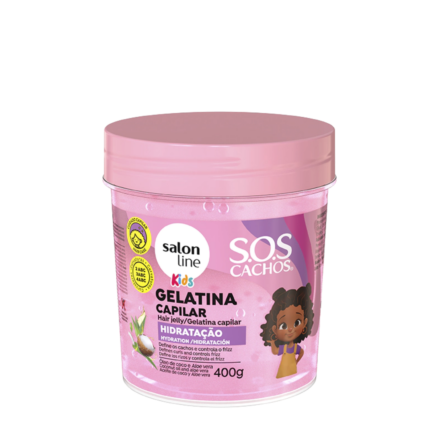 GELATINA KIDS HIDRATAÇÃO SOS CACHOS 400GR
