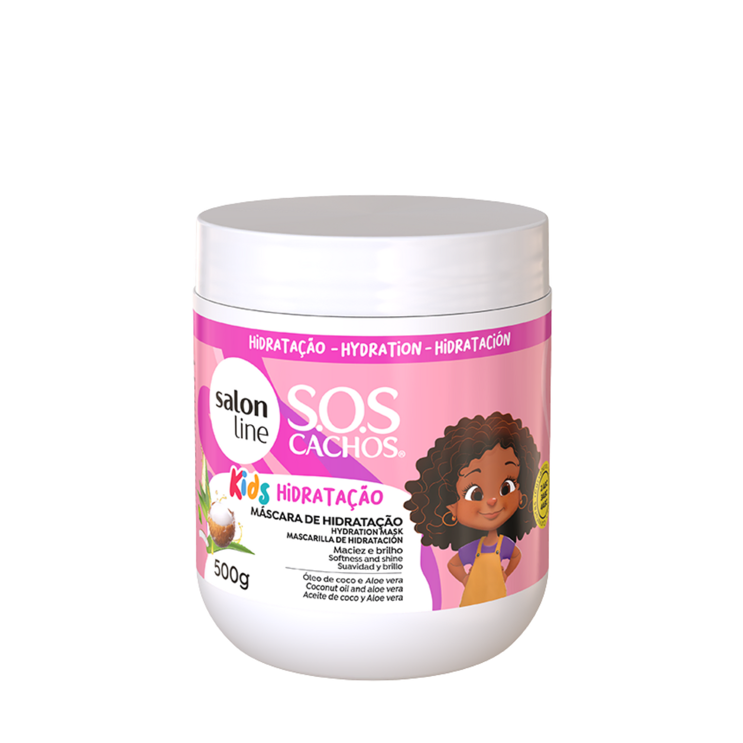 MÁSCARA KIDS HIDRATAÇÃO SOS CACHOS 500G