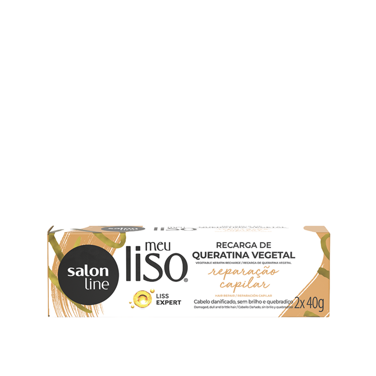 MEU LISO TRDY. INTENSA RECARGA QUERATINA 80G
