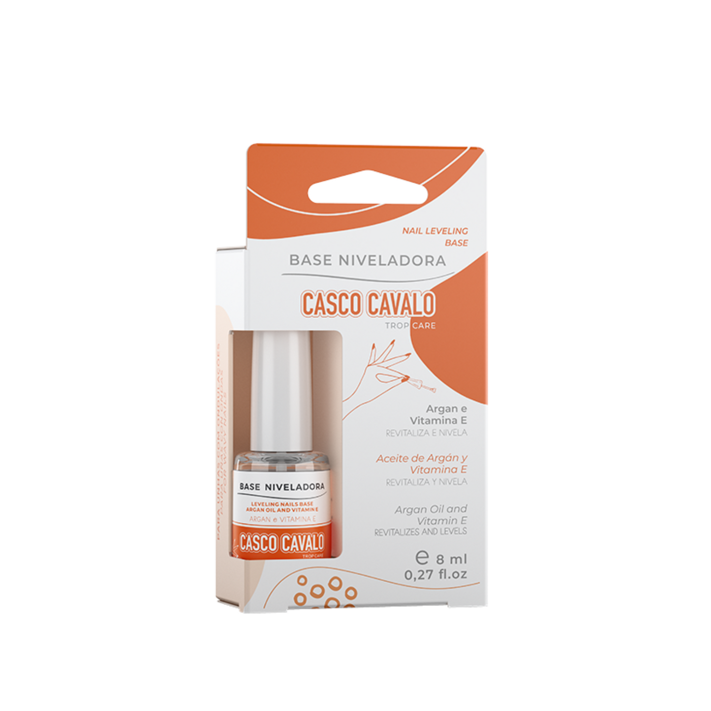 BASE NIVELADORA CASCO CAVALO TROP CARE 8 ML