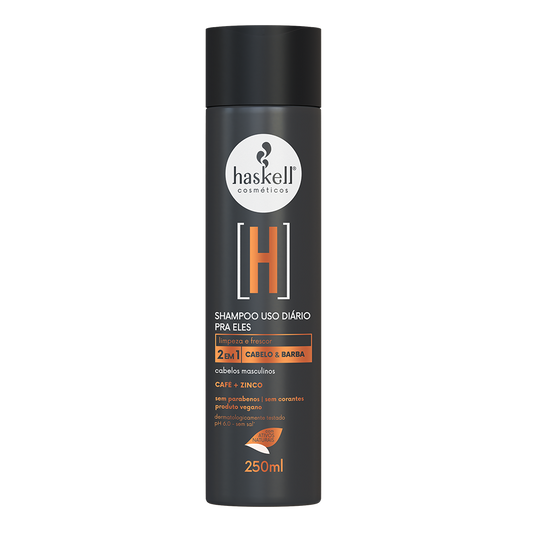 SHAMPOO CABELO E BARBA PRA ELE 250ML - H