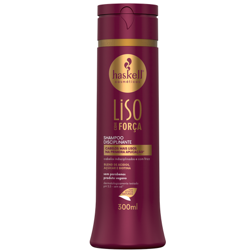 SHAMPOO Liso Com Força 300ML