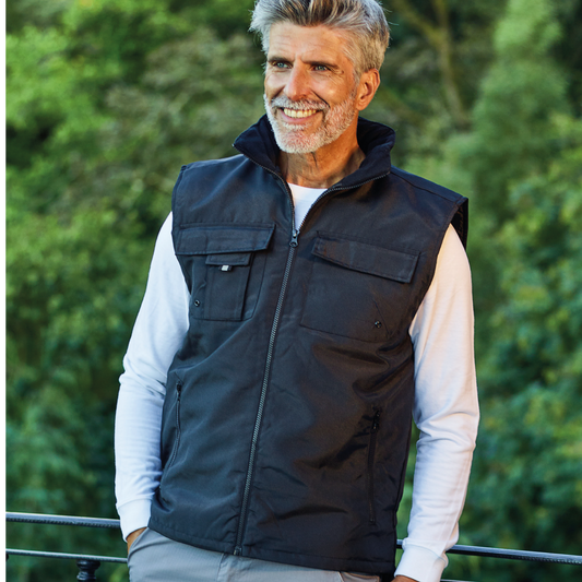 STOCKHOLM padded work vest with lining