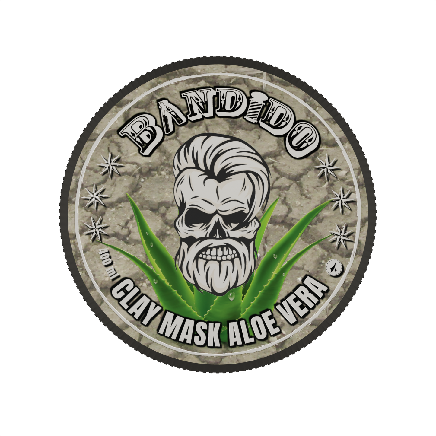 CLAY MASK (Mascara facial com base de Argila e ALO E VERA) Bandido 400ML