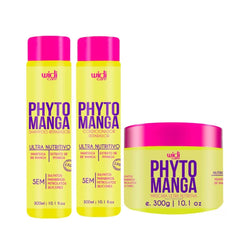 WIDI CARE PHYTOMANGA ( SHAMPOO REPARADOR PHYTOMANGA 300ML + CONDICIONADOR REPARADOR PHYTOMANGA 300ML + MASCARA NUTRITIVA PHYTOMANGA 300G )