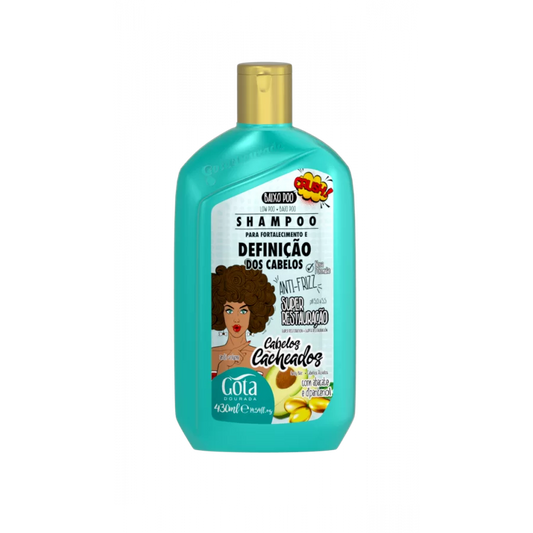 Gota Dourada SHAMPOO FORTALECIMENTO CACHEADOS 430ML