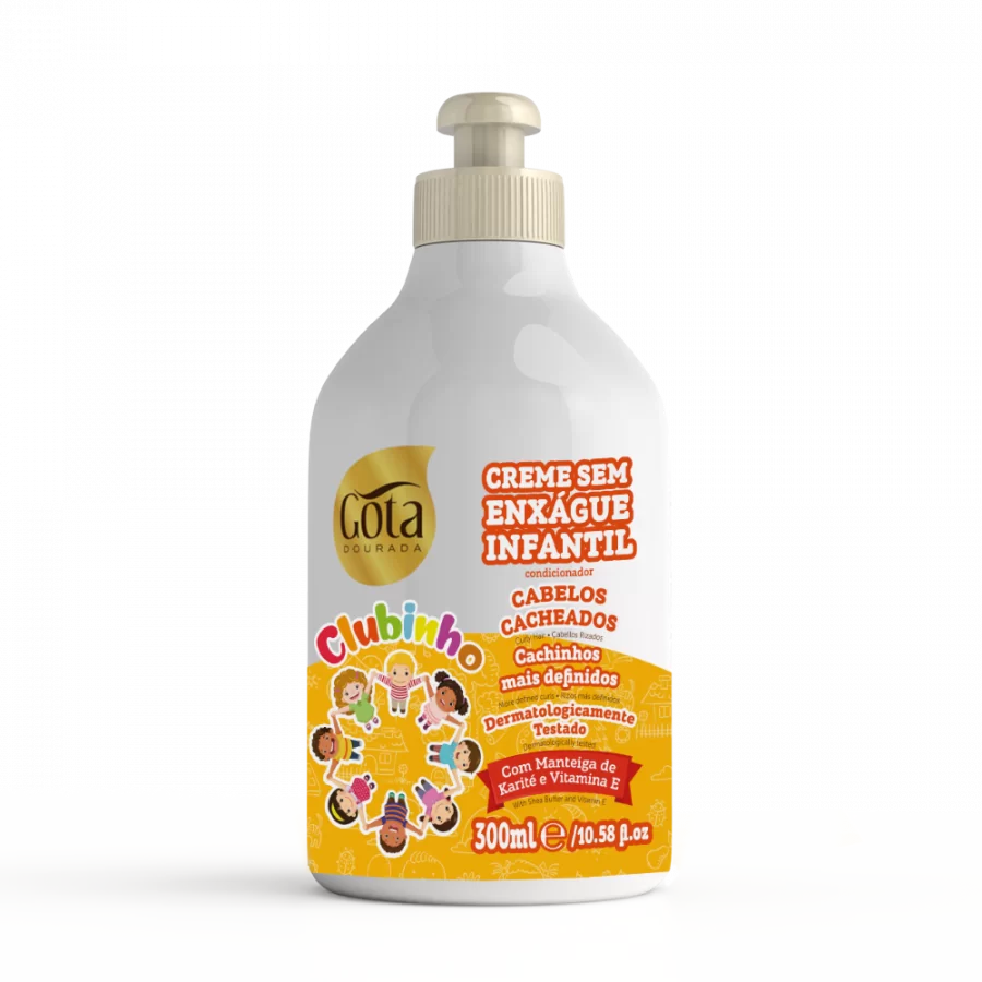 Gota Dourada CREME PENTEAR CLUBINHO CACHEADOS 300ML