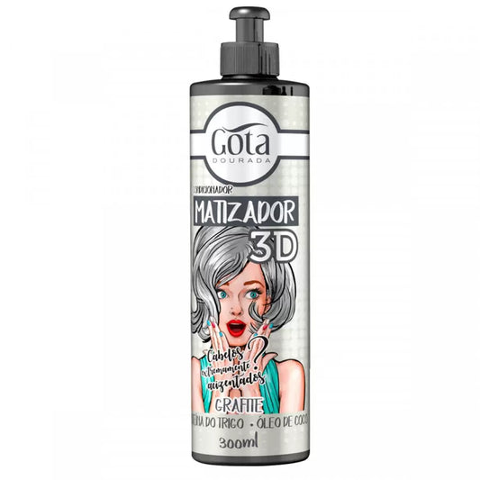 Gota Dourada MATIZADOR 3D - GRAFITE 300ML