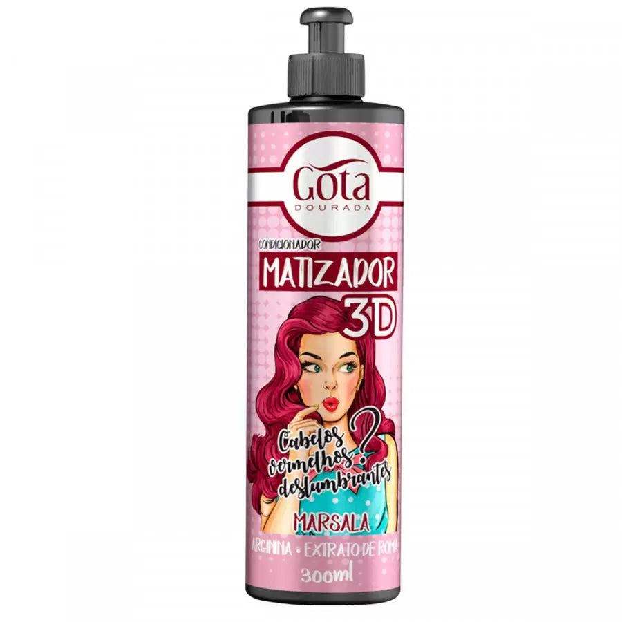 Gota Dourada MATIZADOR 3D - MARSALA 300 ML