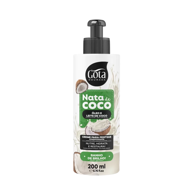 Gota Dourada CREME PENTEAR NATA DE COCO 200ML