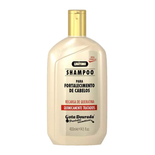 Gota Dourada Shampoo Fortalecimento Recarga de Queratina 430ML