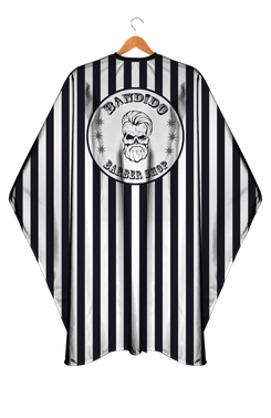 Capa de Corte / Penteador LISTRA GROSSA Bandido